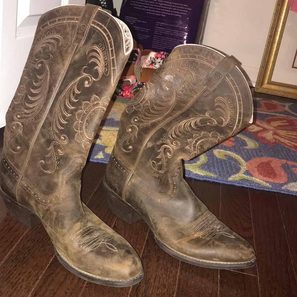 Cow boy Boots (worn twice)